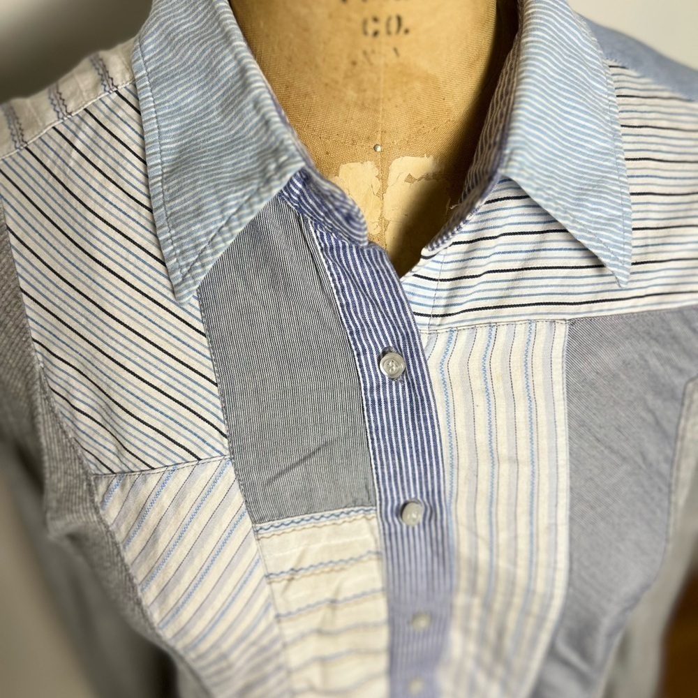 Anthropologie Tiny brand top ribbed and blouse in one size medium
